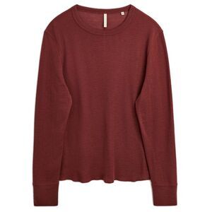 SUNFLOWER Men's Long Sleeve Crew Neck T-Shirt Men RED T-Shirts